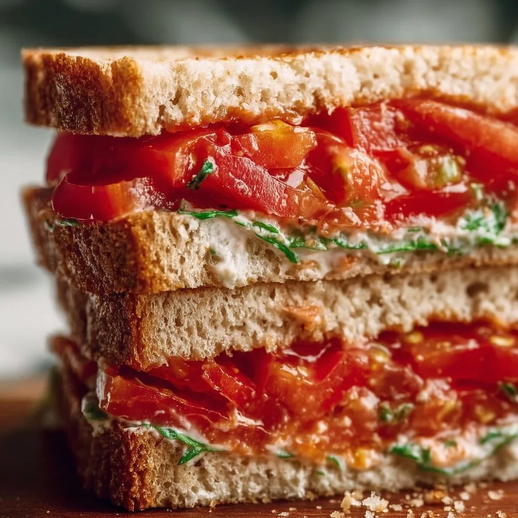 Fresh Tomato Sandwich
