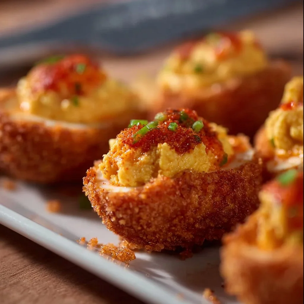 Fried Deviled Eggs