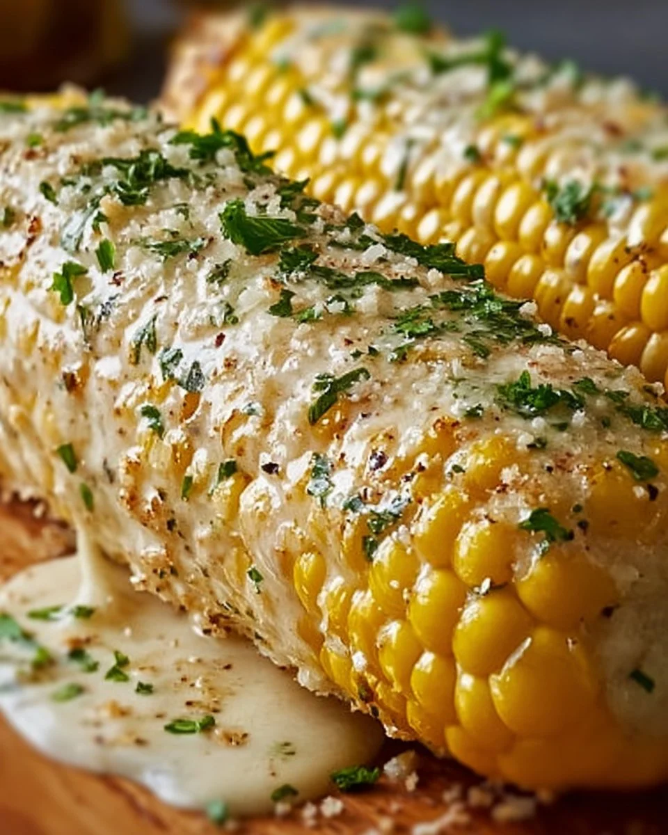 Garlic Parmesan Corn on the Cob