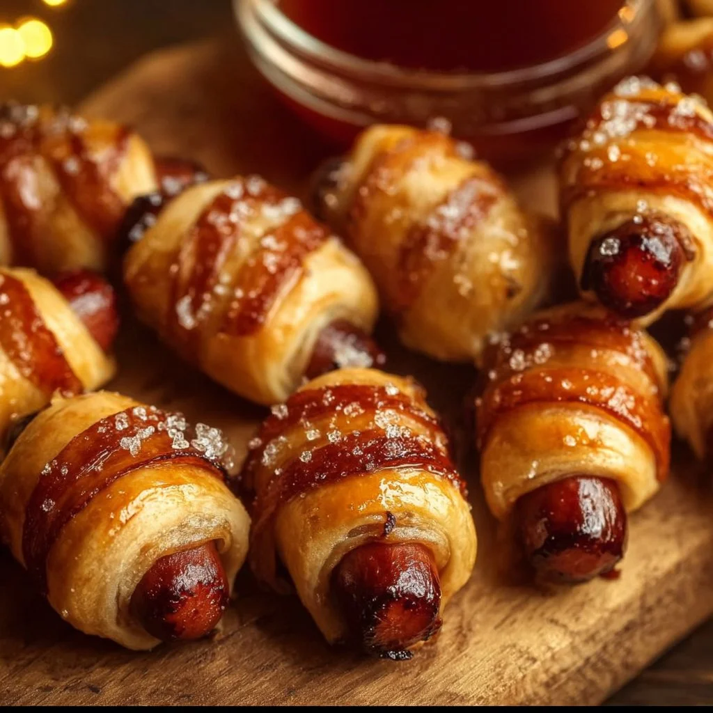 Glazed Pigs in a Blanket