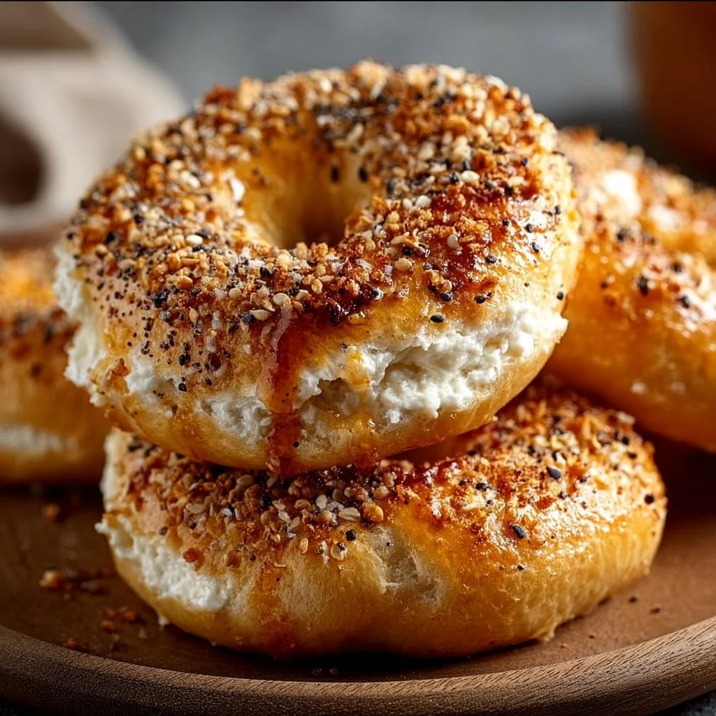 Greek Yogurt Bagels