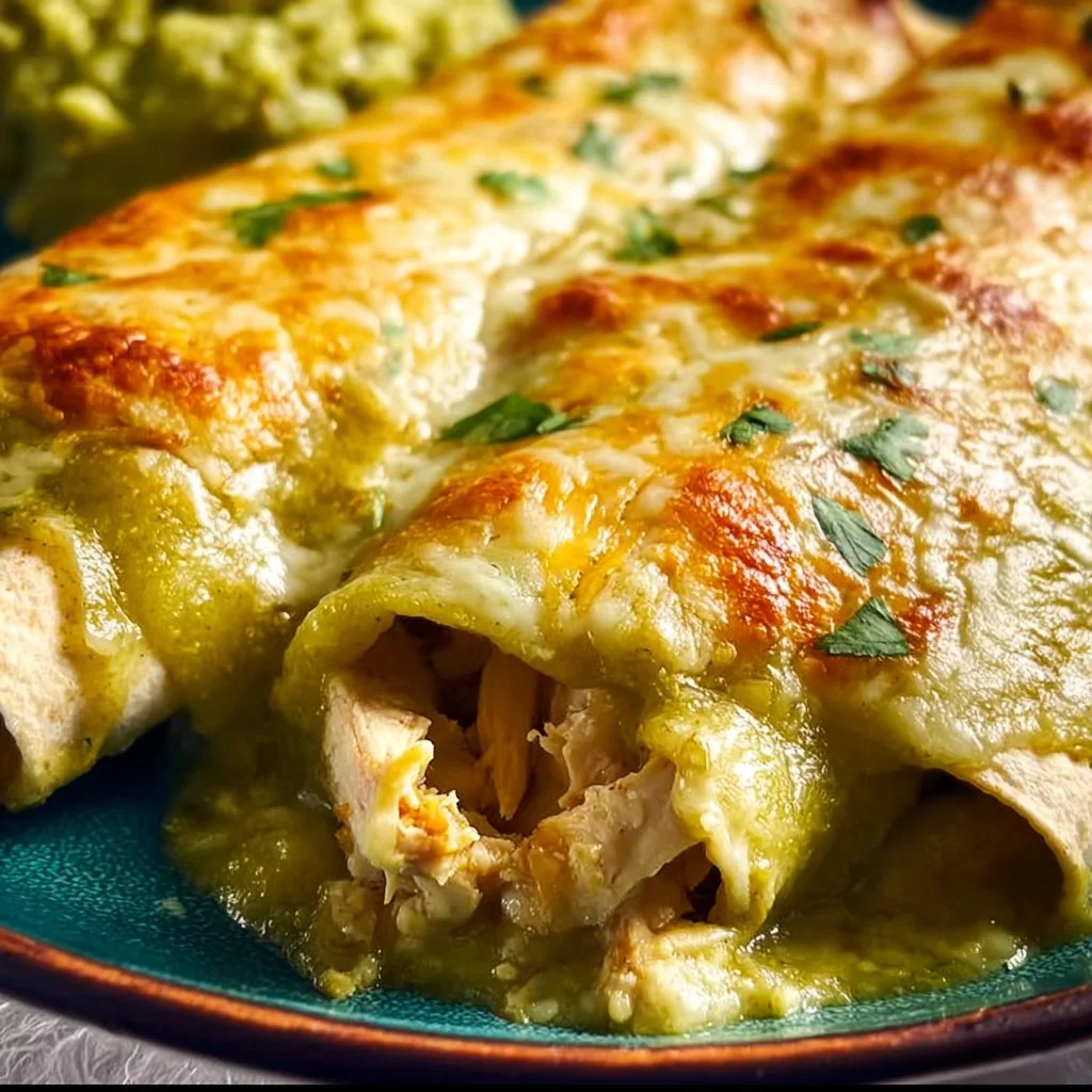 Green Enchiladas with Chicken