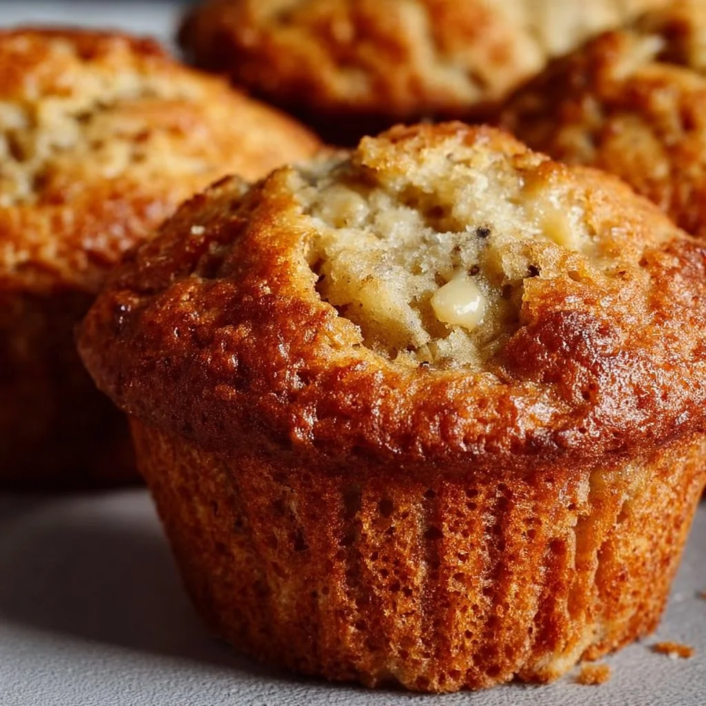Healthy Greek Yogurt Banana Muffins