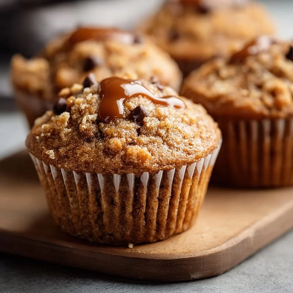 Healthy Peanut Butter Banana Muffins
