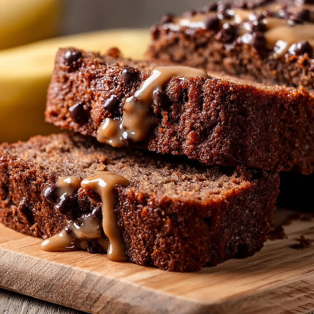 High Protein Chocolate Banana Bread