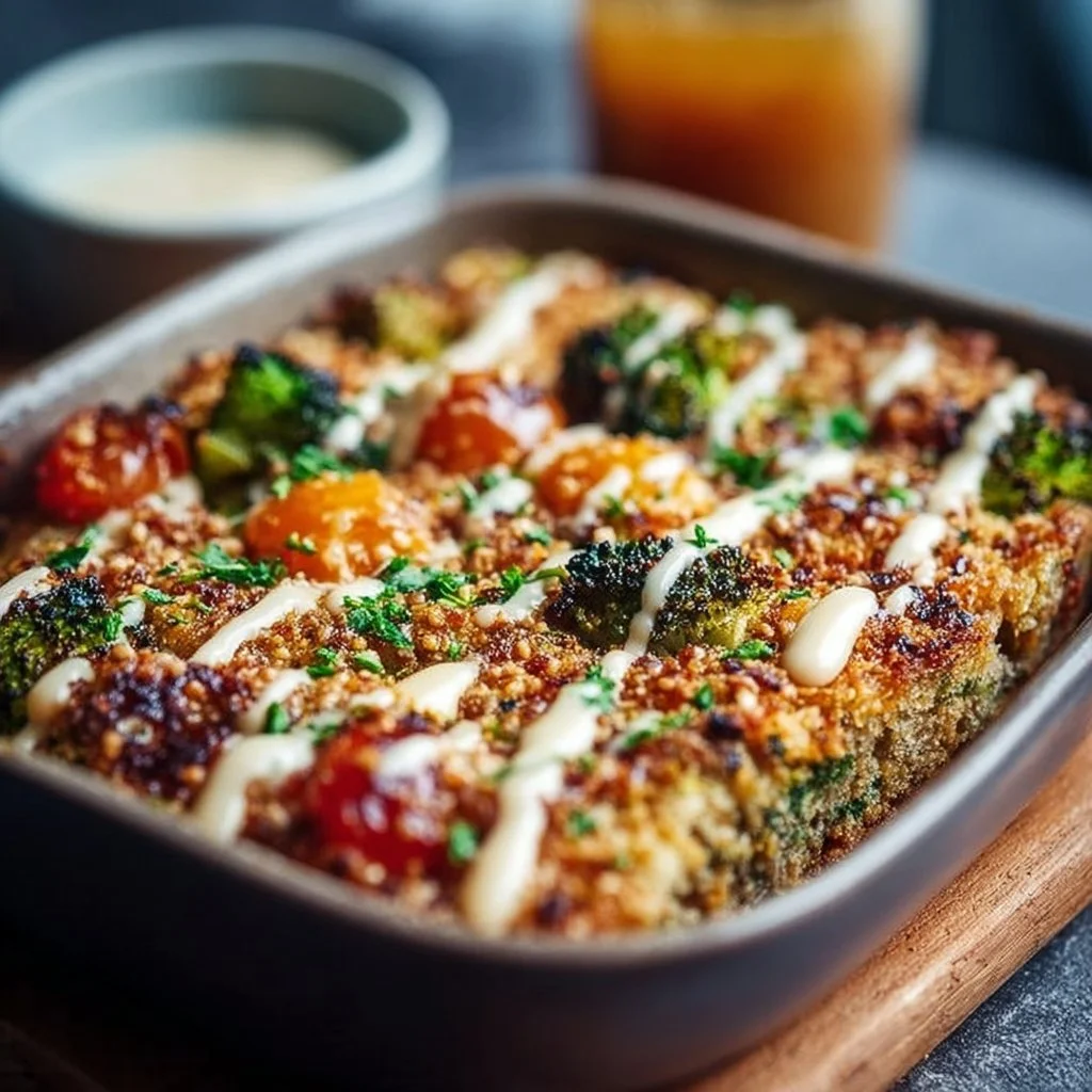 High-Protein Veggie Bake