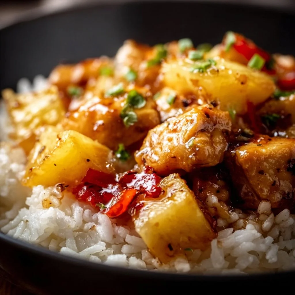 Instant Pot Pineapple Chicken and Rice