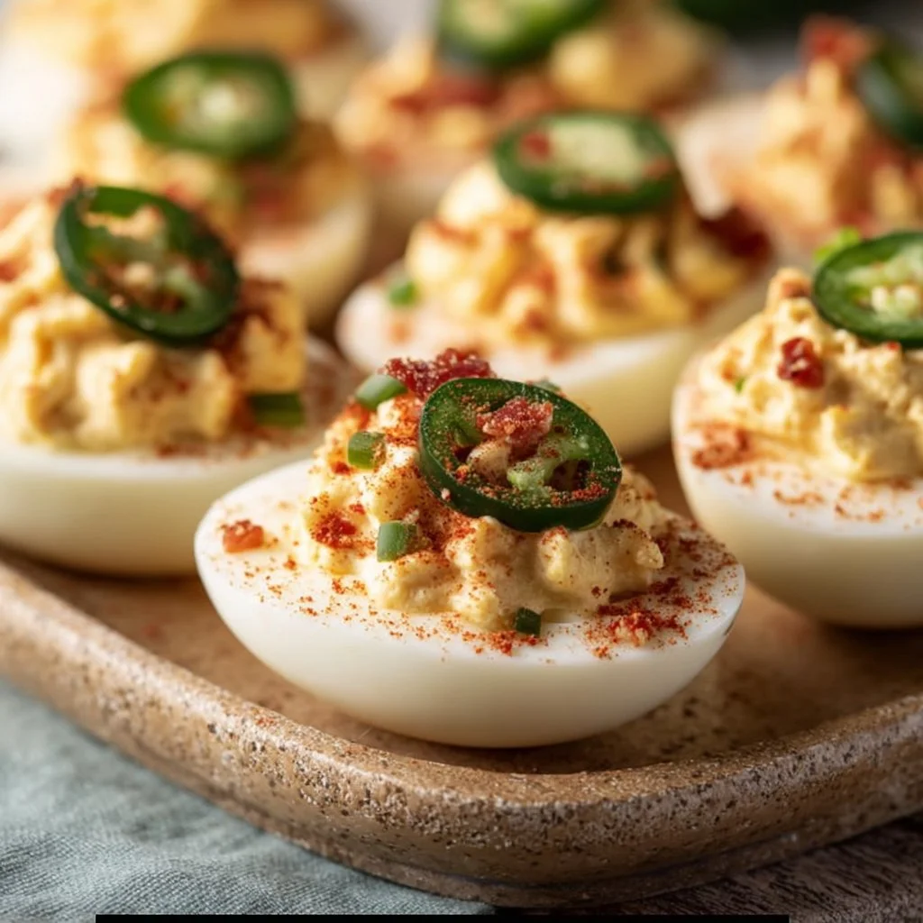 Jalapeño Popper Deviled Eggs