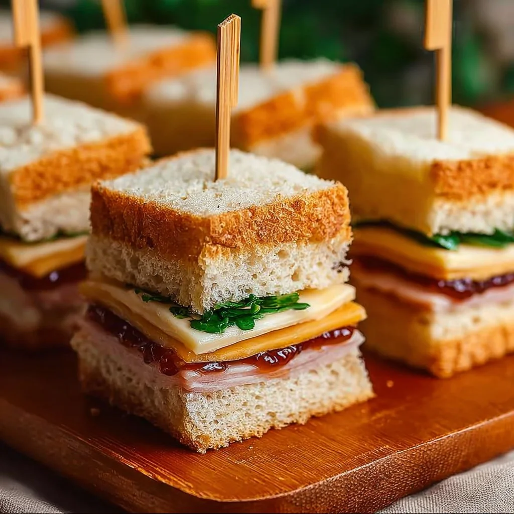 Juicy Mini Sandwiches for Parties