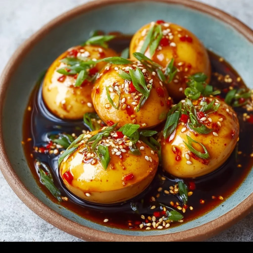 Korean Soy Marinated Eggs