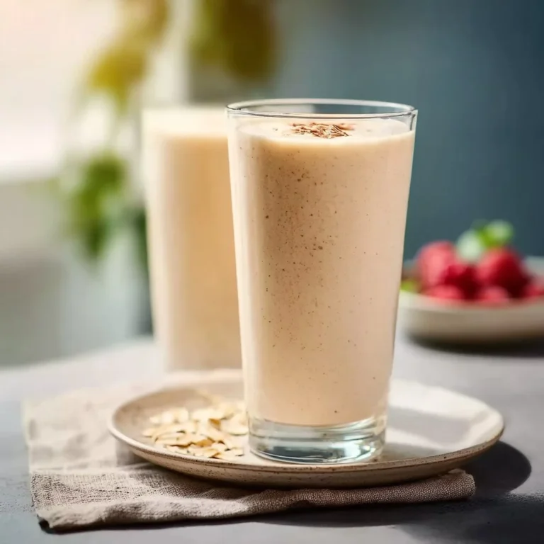 Low calorie vanilla protein shake for healthy weight management