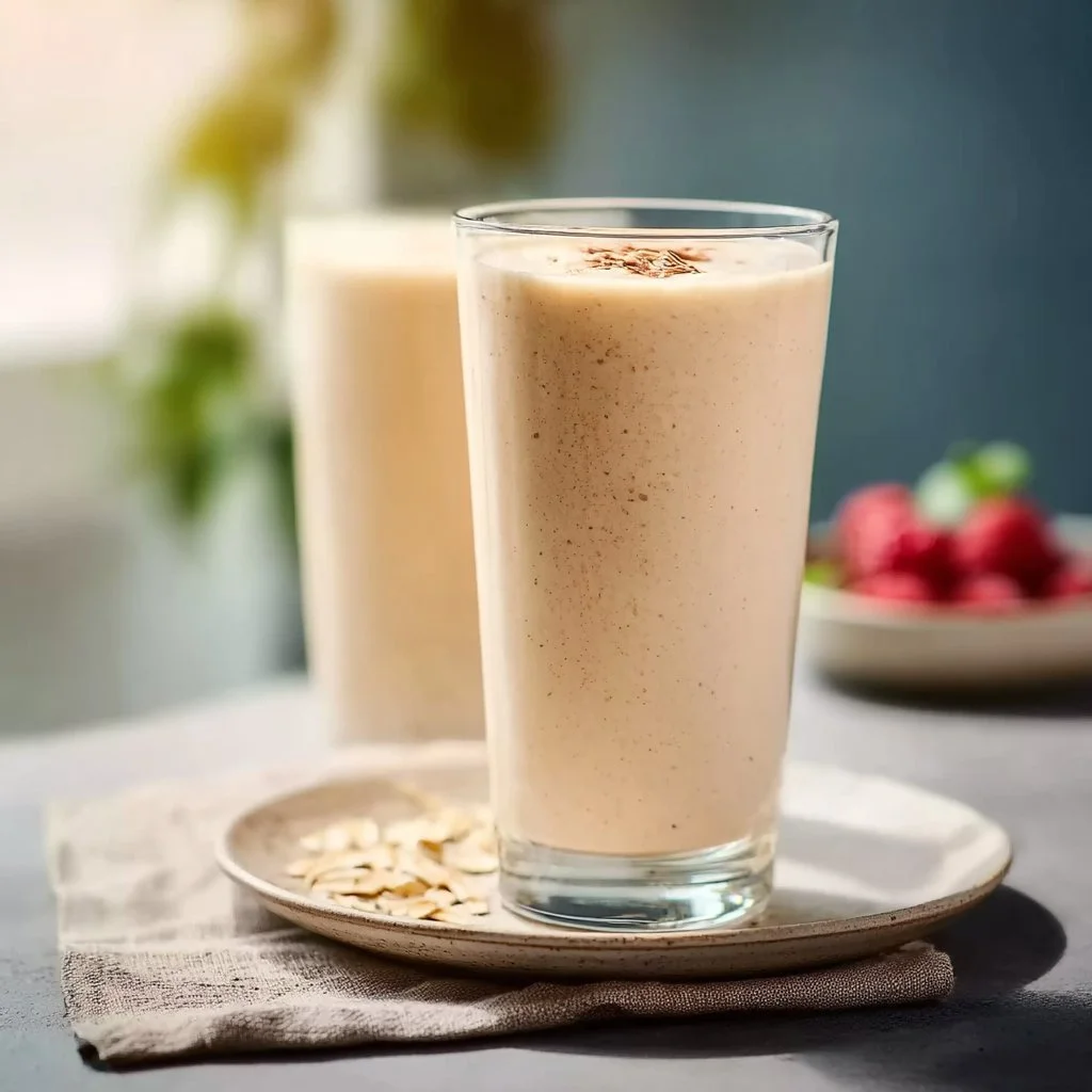 Low calorie vanilla protein shake for healthy weight management