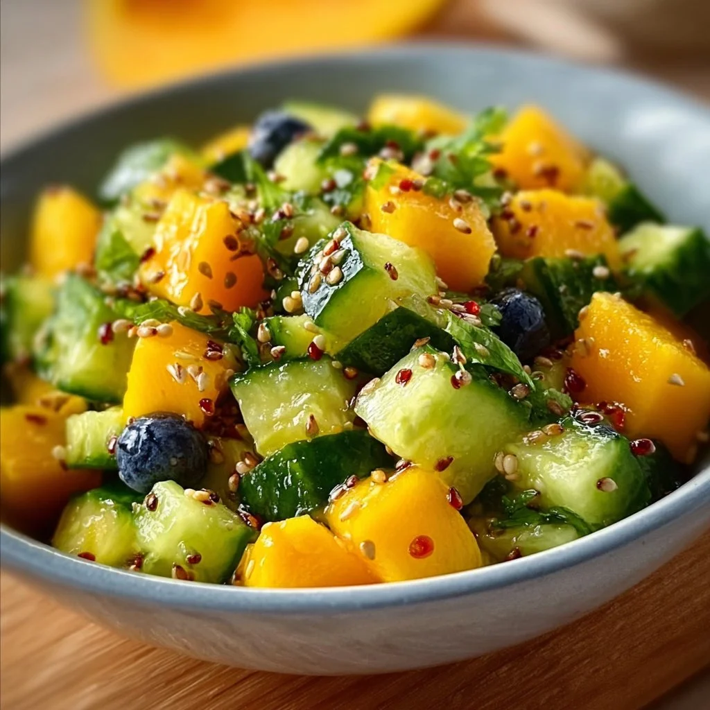 Mango Cucumber Salad