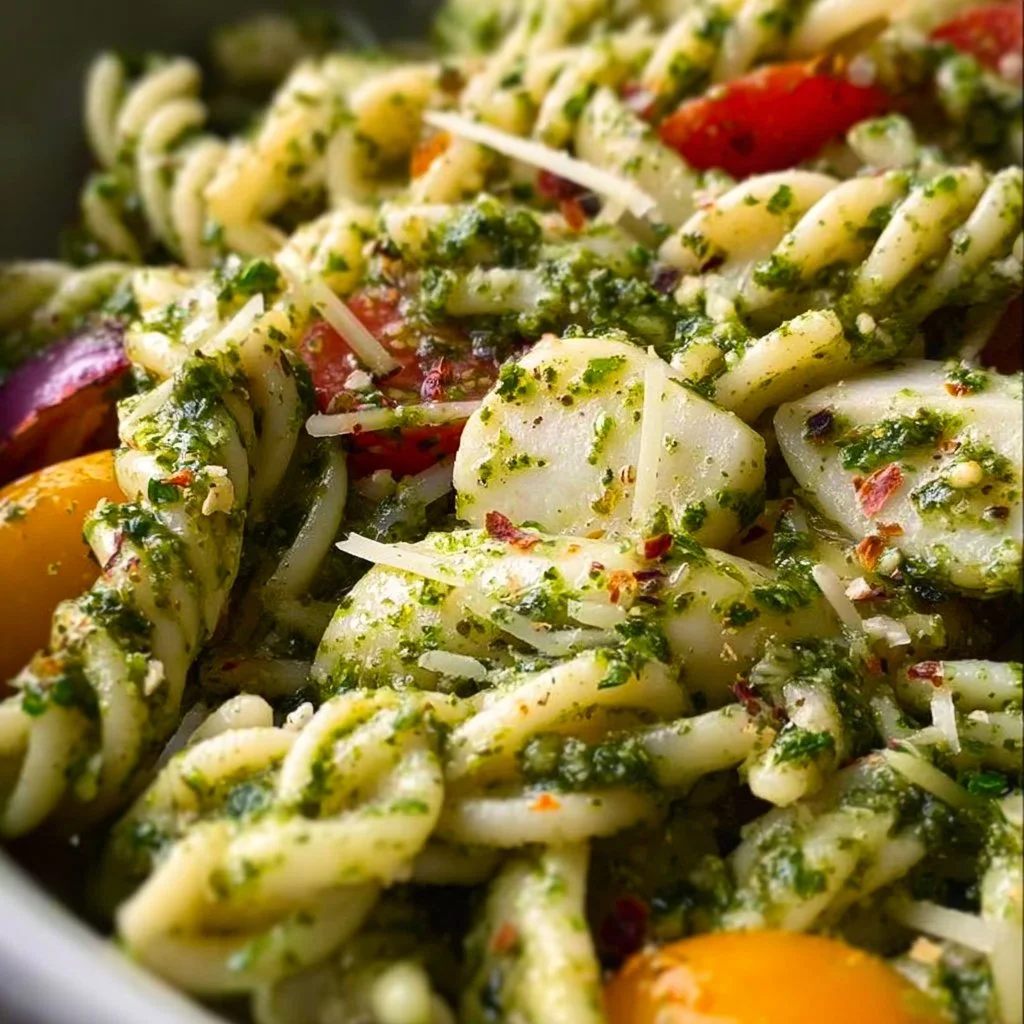 Pasta Salad with Kale Pesto