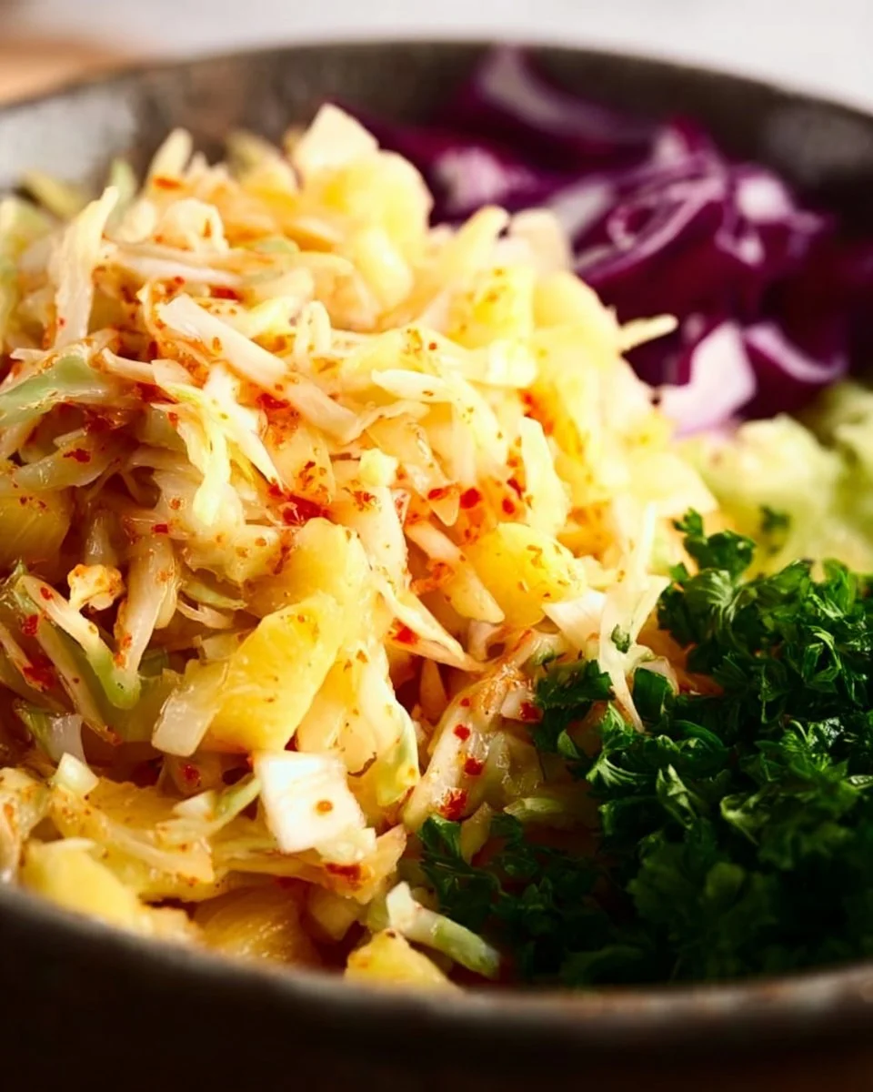 Pineapple Coleslaw