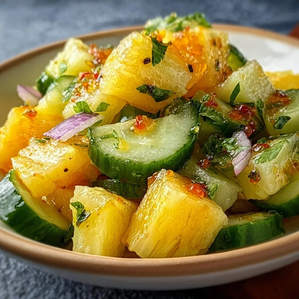 Pineapple Cucumber Salad