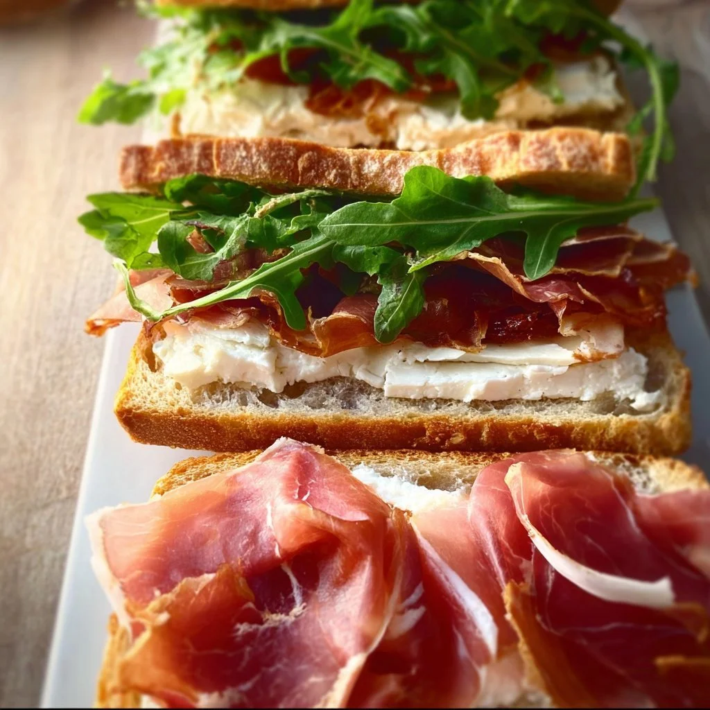 Delicious prosciutto sandwiches for a perfect picnic