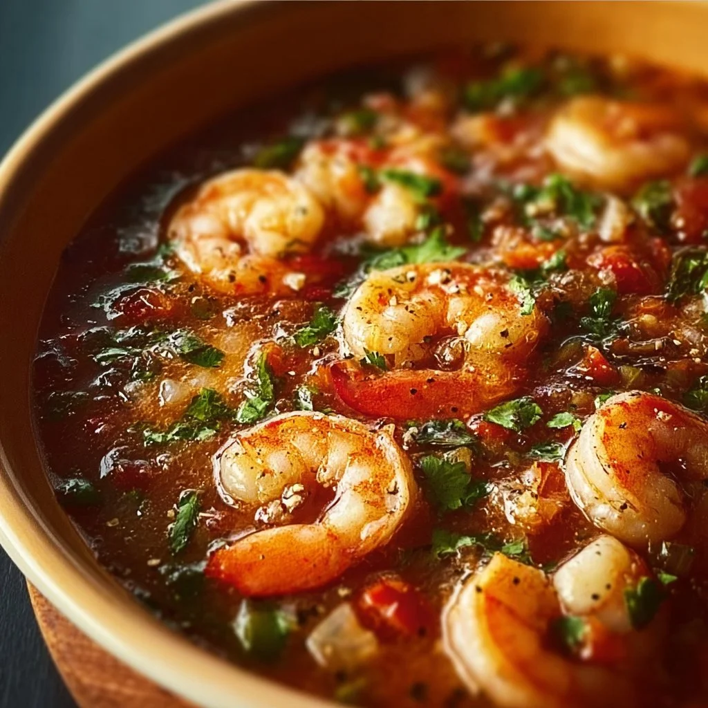 Quick and Spicy Shrimp Soup