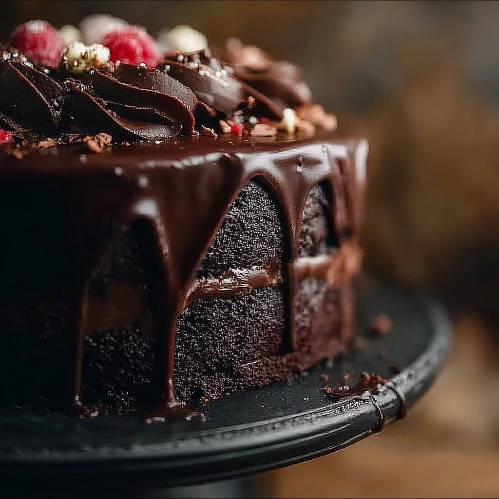 Rich Chocolate Birthday Cake