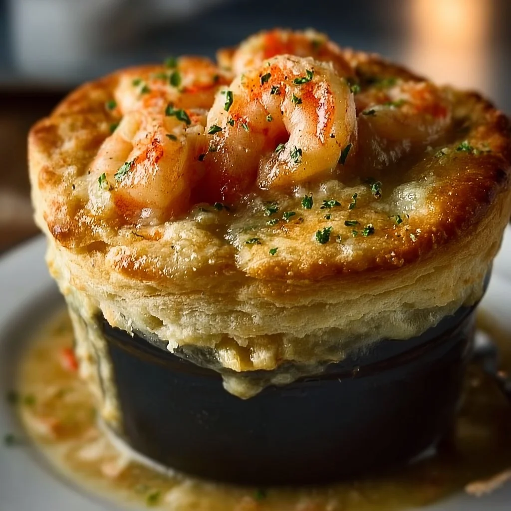 Shrimp & Lobster Biscuit Pot Pie