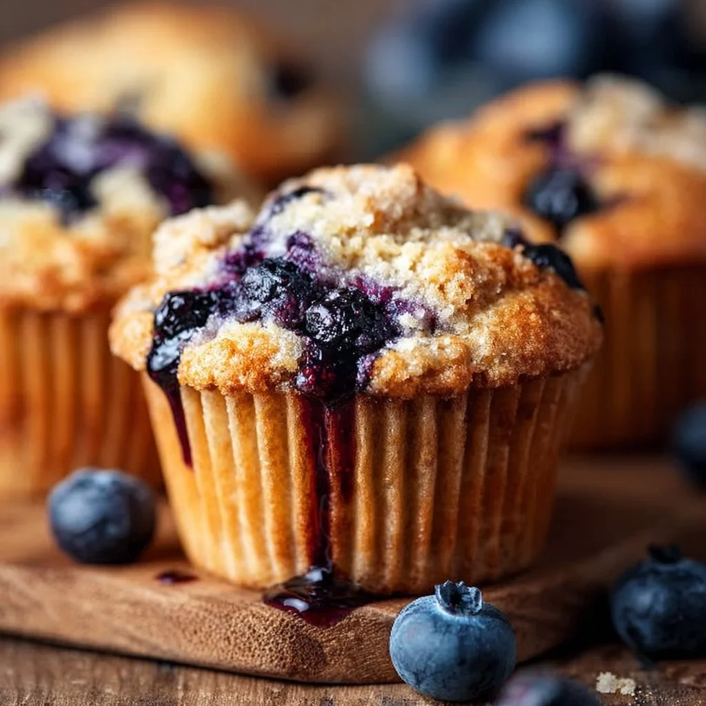Skinny Blueberry Muffins
