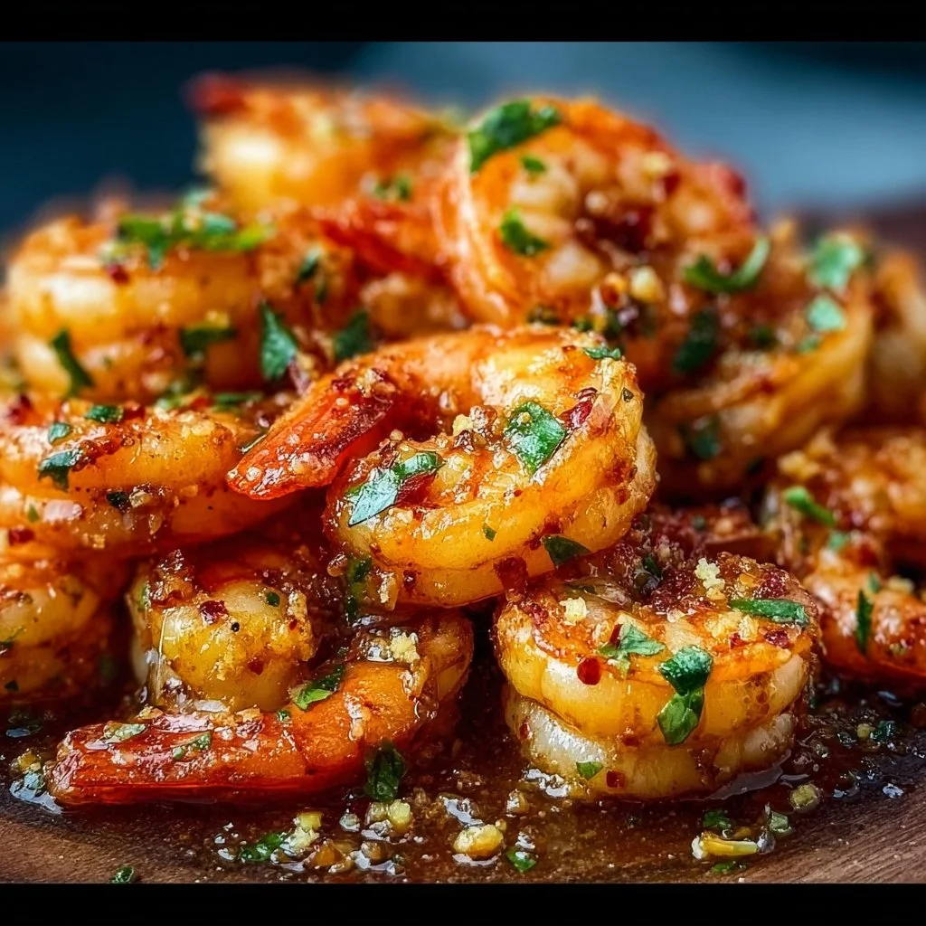 Spicy Lemon Garlic Shrimp
