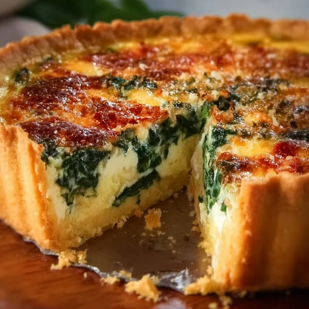 Spinach and Ricotta Quiche