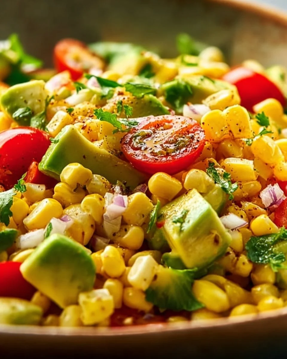 Summer Corn Salad with Avocado
