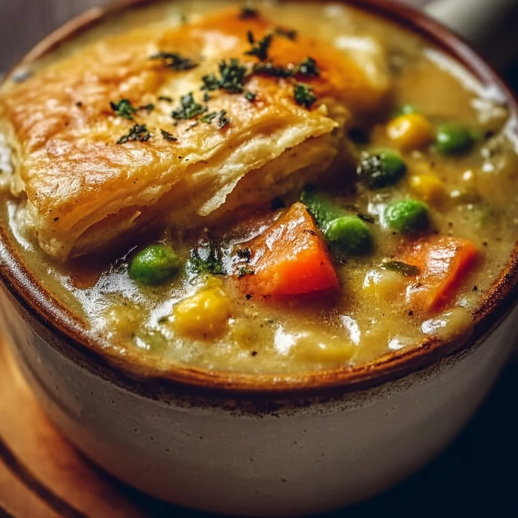 Veggie Pot Pie Soup