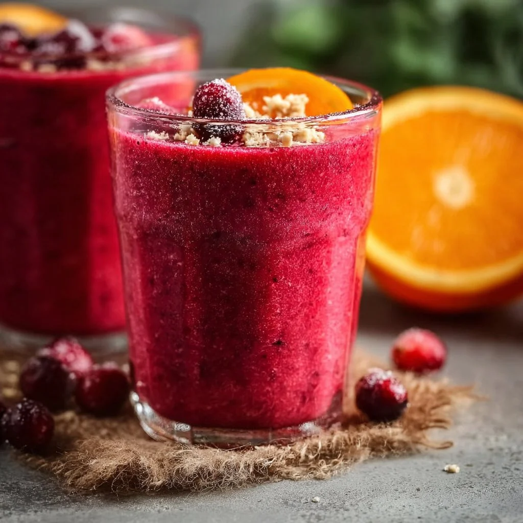 Vitamin C Booster Cranberry Orange Smoothie