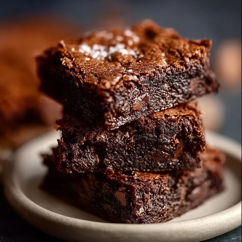 Delicious homemade vegan brownies topped with nuts and chocolate chips